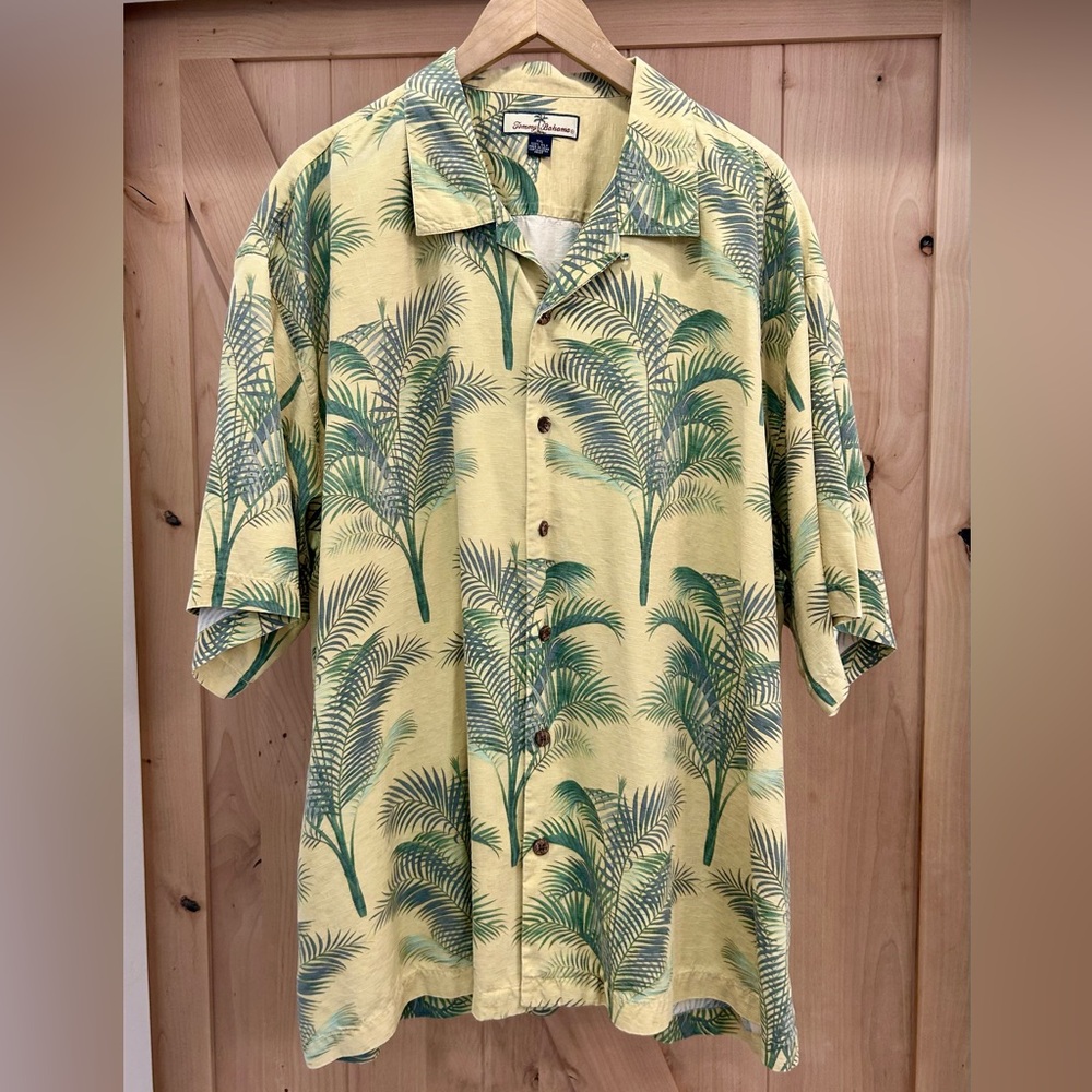 Tommy Bahama men’s silk shirt, XXL